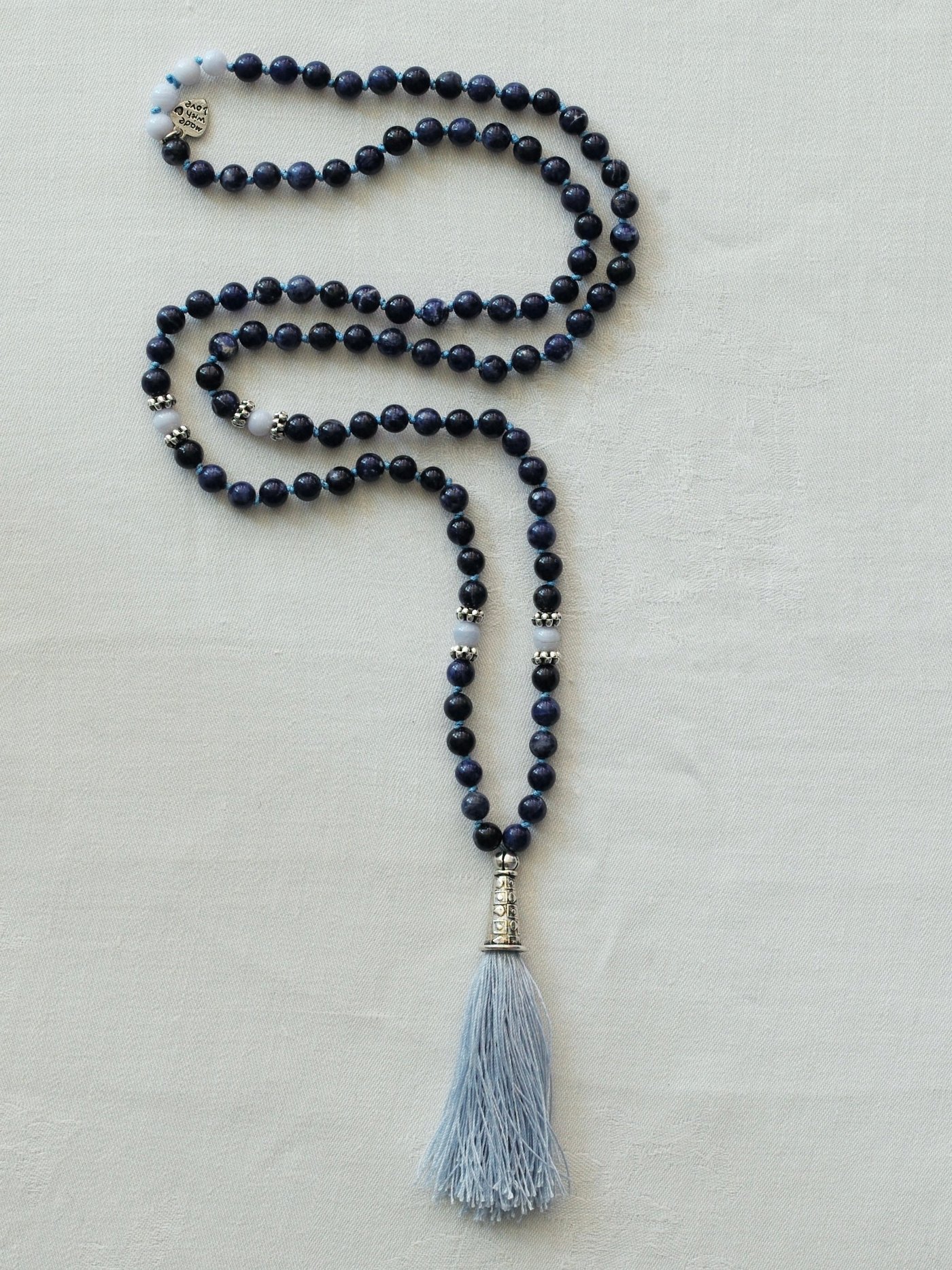 Collana Mala di Sodalite