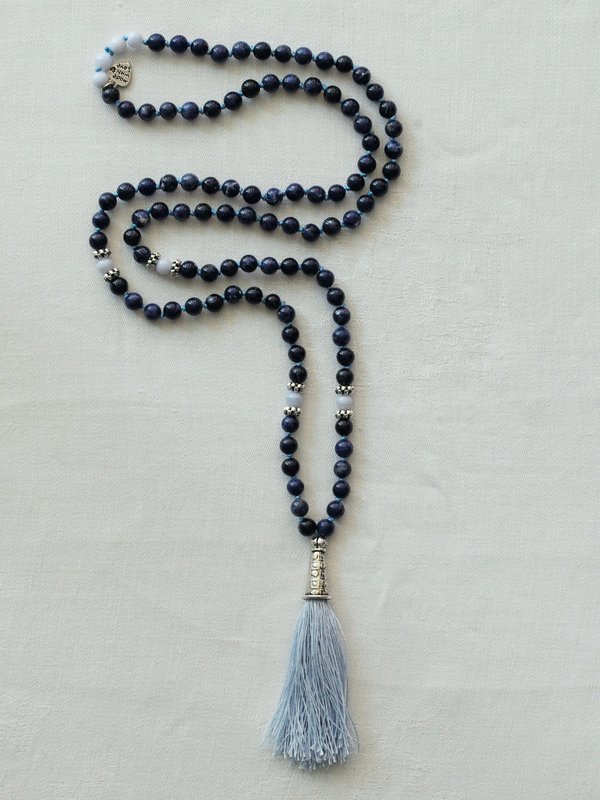 Collana Mala di Sodalite